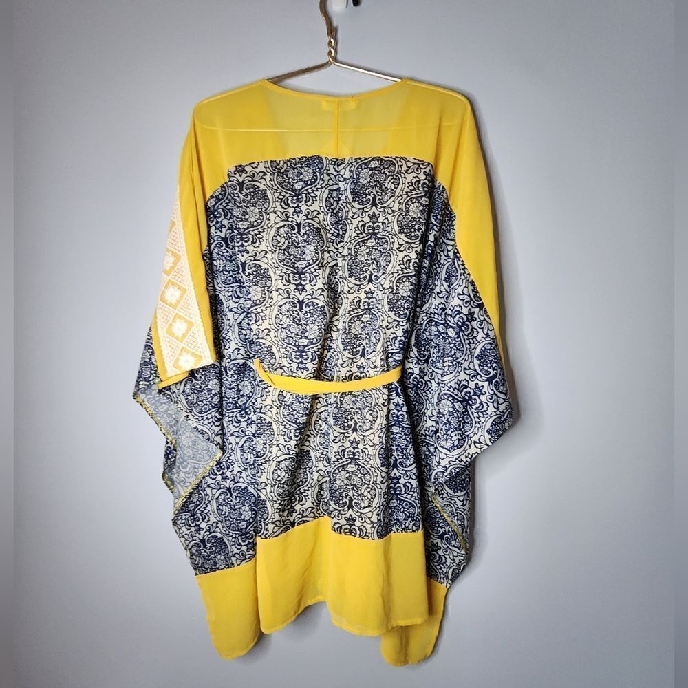 ModCloth Ryu Tunic Top Bloom Boutique Yellow Spring Size Large - Picture 3 of 6